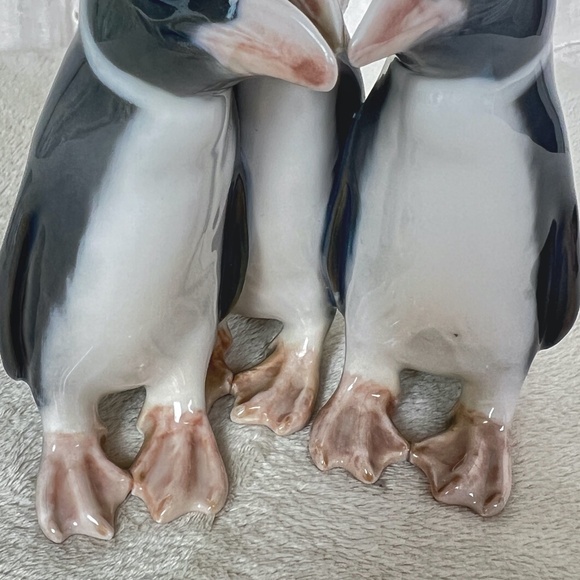 Royal Copenhagen Penguin Trio Vintage Porcelain - Picture 6 of 11